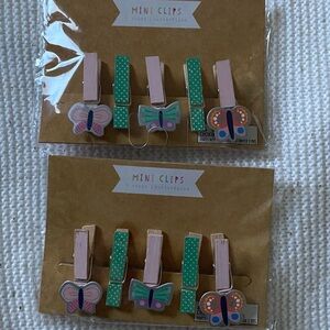 Target bullseye mini clips